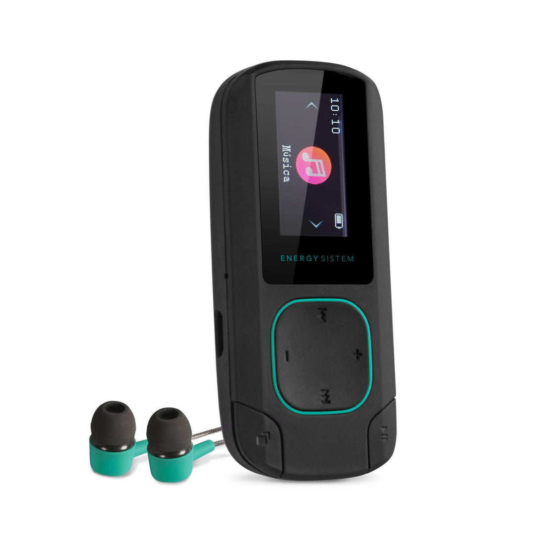 Energy Sistem MP3 Clip Bluetooth (Bluetooth, 8 GB, Clip, FM Radio und microSD) - Mintgrün Bluetooth