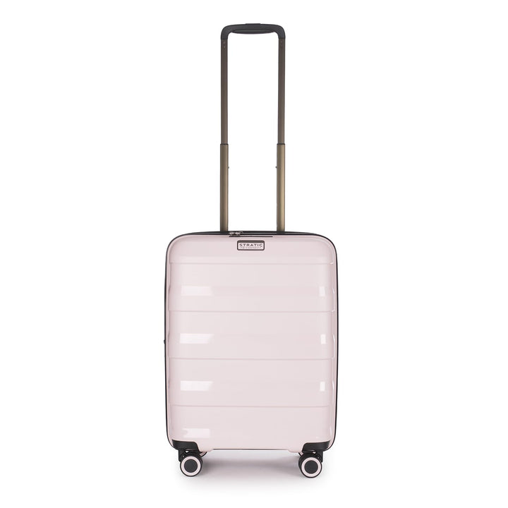 Stratic Straw + Hartschalen-Koffer Trolley Handgepäck Koffer klein Reisekoffer, nachhaltig, 4 Rollen