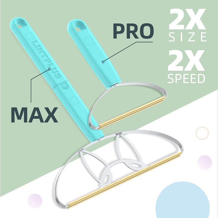 Flex MAX & Pro Tierhaarentferner-Set von LINTPLUS – Haarentfernungswerkzeug für Hunde & Katzen für M