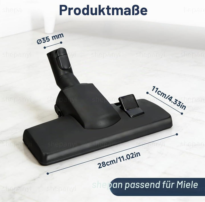 Staubsaugerdüse, Bodendüse kompatibel mit Miele Complete, Compact, Classic, Swing, H1, C1, C2, C3, S