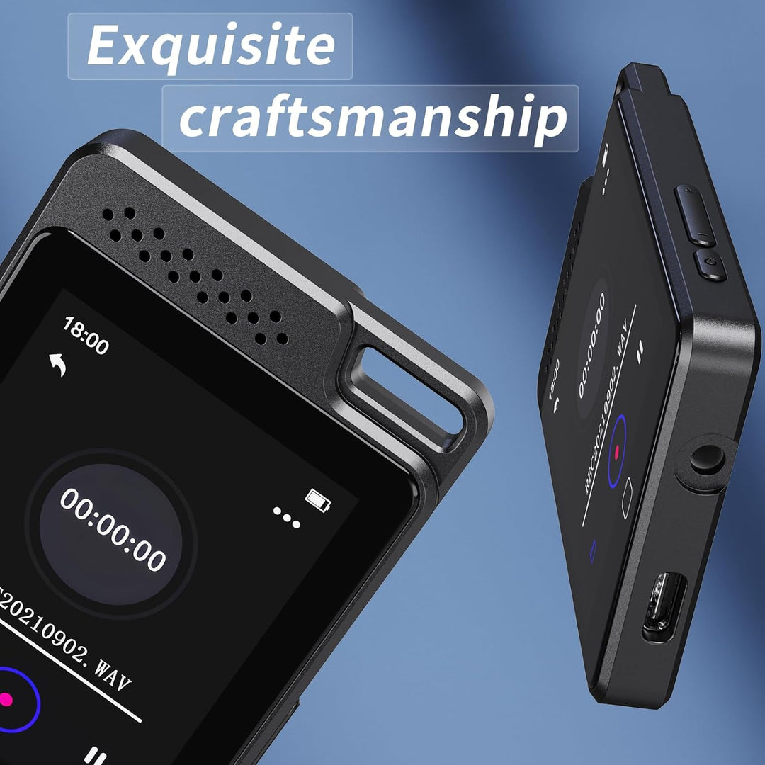 64GB MP3 Player mit Bluetooth 5.3, 2.4" Full Touchscreen Metallabdeckung Tragbarer Walkman MP3 Playe