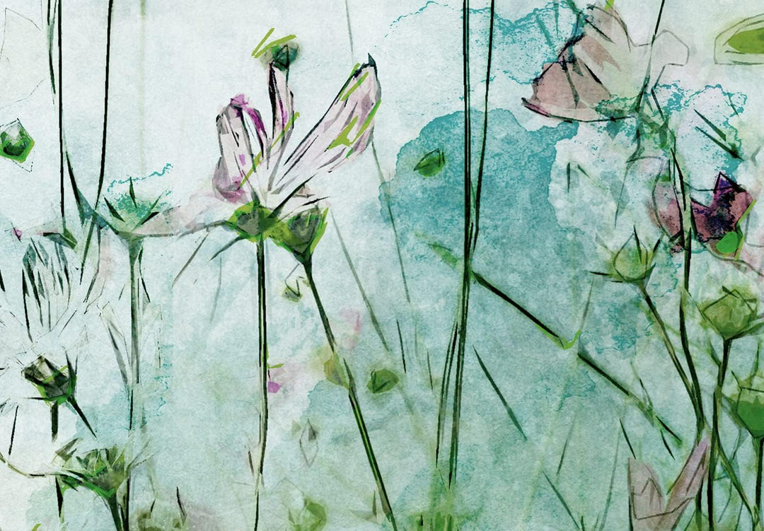 murando - Bilder Wiese 90x60 cm Leinwandbild 1 tlg Kunstdruck modern Wandbilder XXL Wanddekoration D