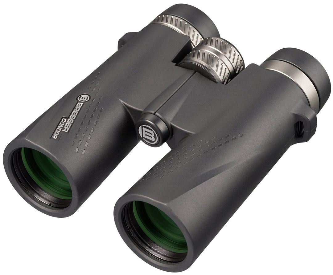 Bresser 1821043 Condor Dachkant Fernglas 10x42 wasserdicht mit Stickstofffüllung und UR-Mehrschichtv