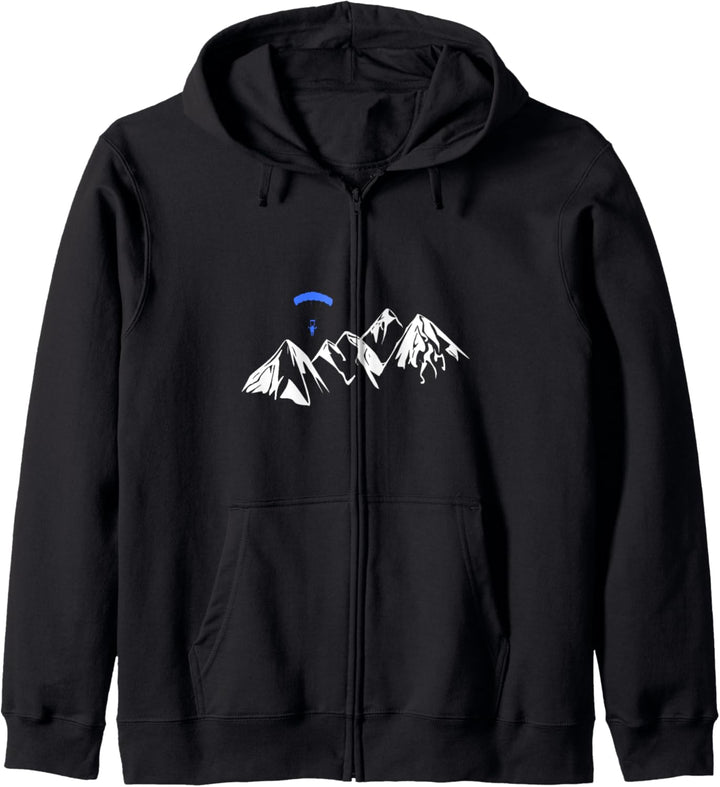 Paragleiter Paragleiten Fallschirm T-Shirt Geschenk Kapuzenjacke