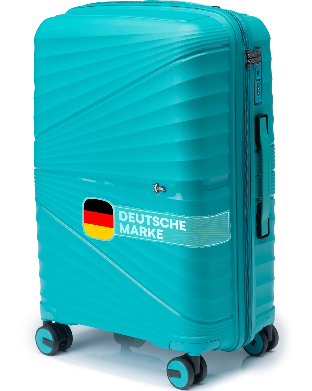 Xonic® Hartschalenkoffer Serie aus Polypropylen mit 360° Doppelrollen & TSA-Schloss – Reisekoffer in