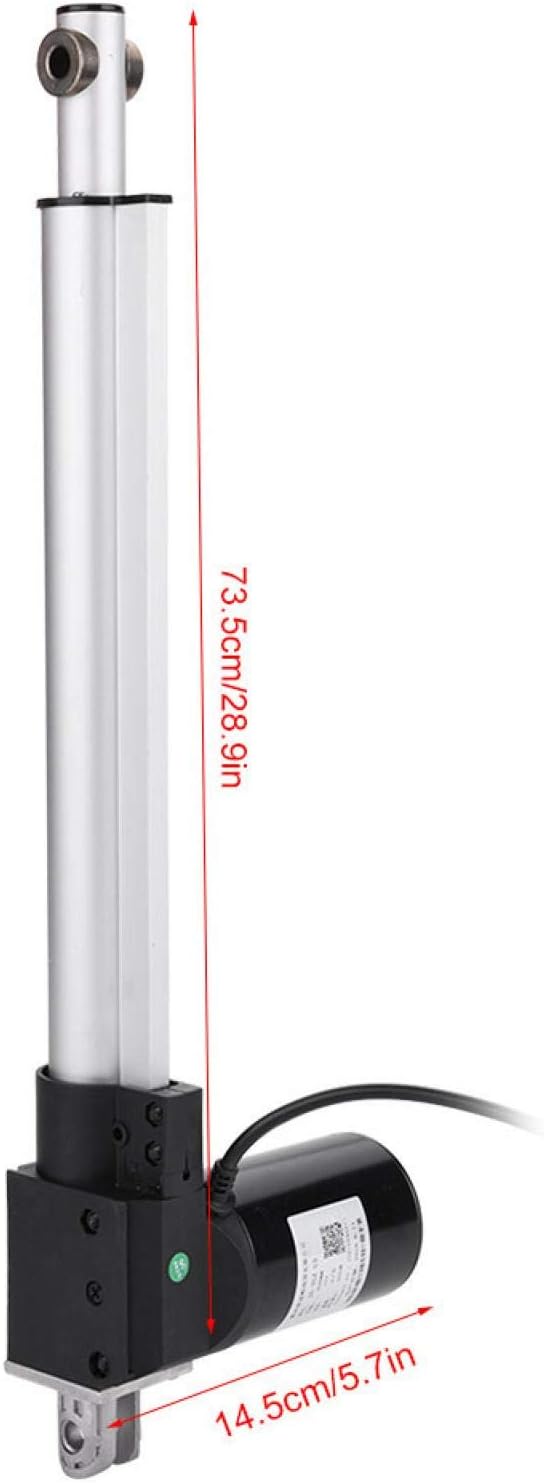 Elektrischer Linearantrieb, DC 12V Halterung Schwerer 6000N Maximaler Hubhub Elektromotor für Autoau