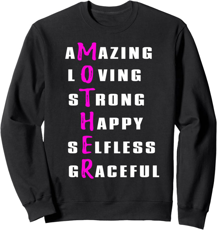 Muttertag Mama - Mutter Erstaunlich Liebevoll Stark Glücklich Sweatshirt