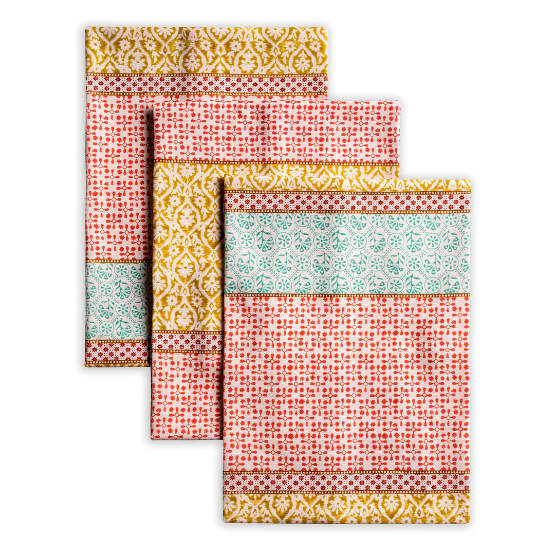 Maison d' Hermine Provence 100% Baumwolle Set von 3 Mehrzweck-Küchentuch Weiche, saugfähige Geschirr