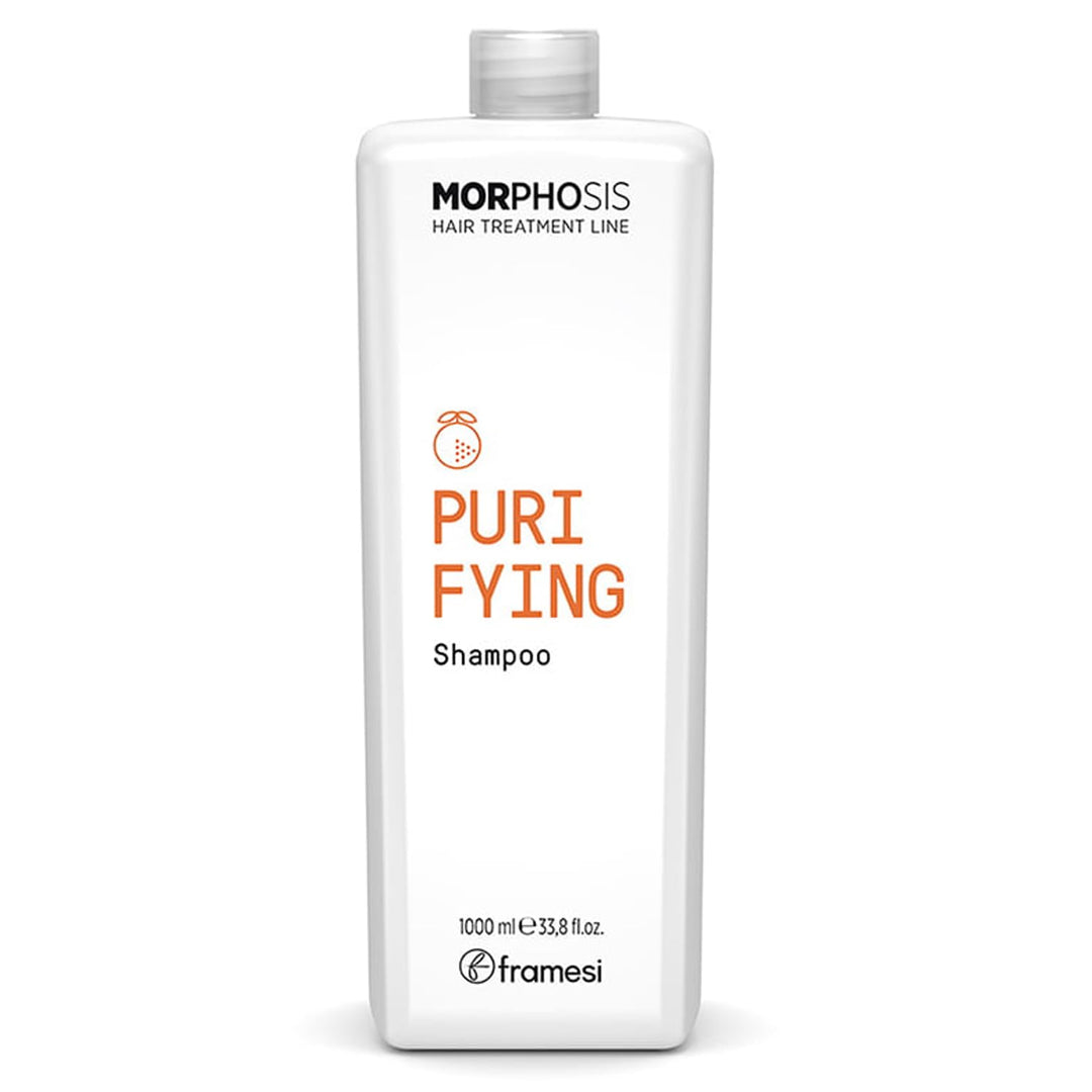 Framesi | New Morphosis Hair Treatment Line | Purifying Shampoo 1000 ml | Für Kopfhaut mit Schuppen