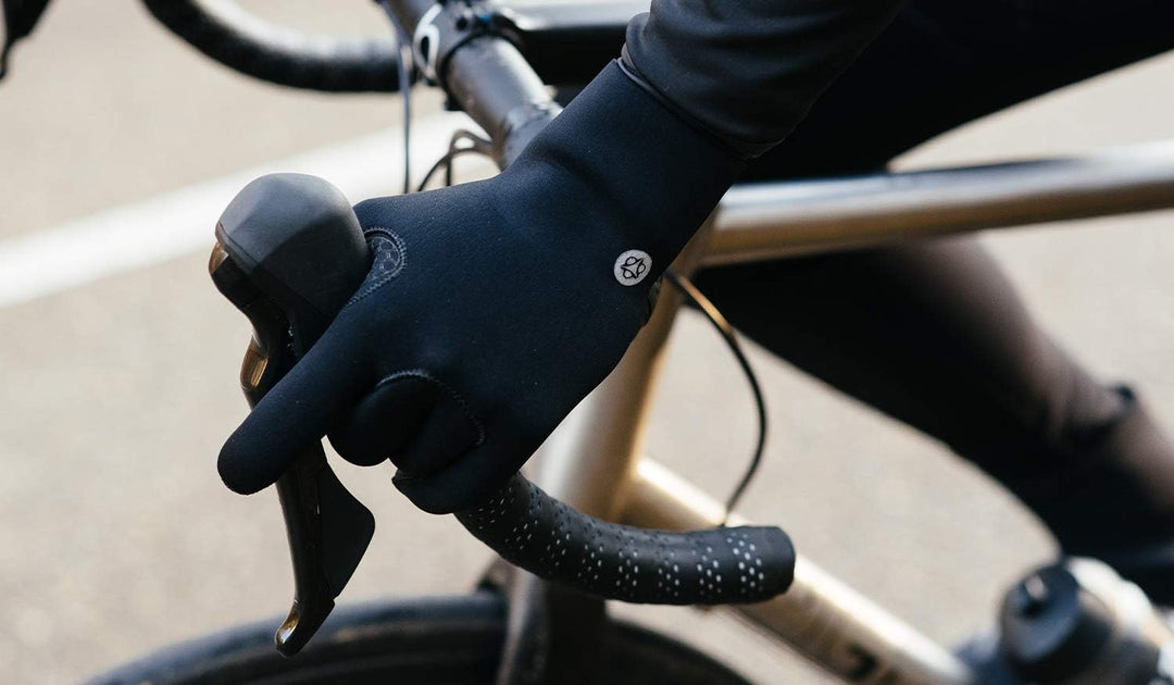 AGU Erwachsene (Unisex) Neoprene Handschuhe Fahrradhandschuhe L Schwarz, L Schwarz