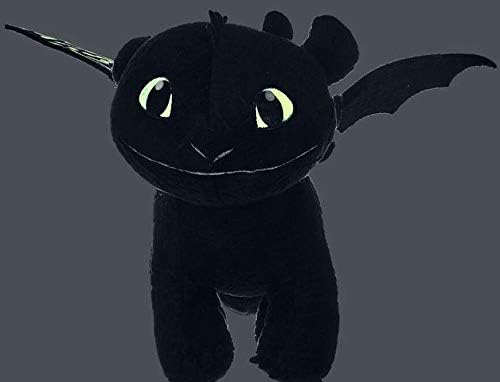 Petoske Toothless Night Fury 40cm Drachenzähmen leicht gemacht 3 Schwarz Plüsch Films How To Train Y
