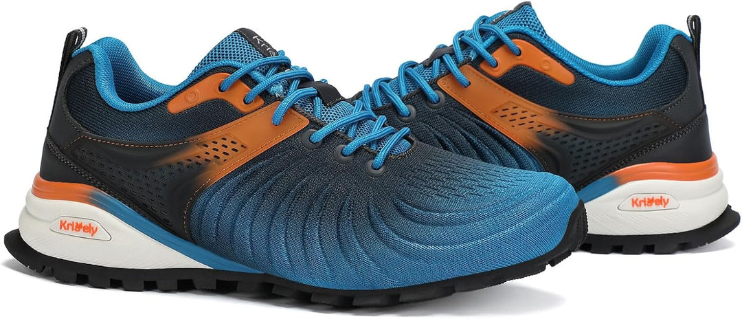 Kricely Traillaufschuhe Herren Laufschuhe Strassenlaufschuhe Sneaker Leicht Wanderschuhe Fitnessschu