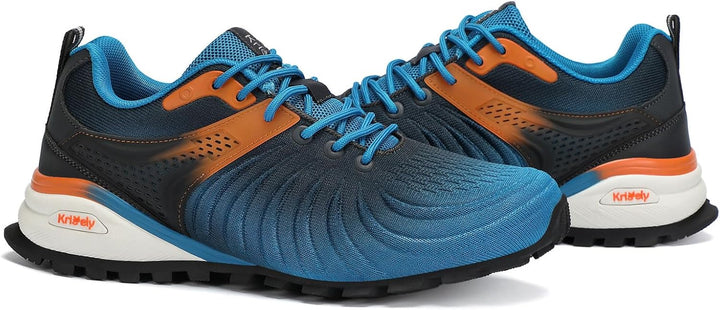 Kricely Traillaufschuhe Herren Laufschuhe Strassenlaufschuhe Sneaker Leicht Wanderschuhe Fitnessschu