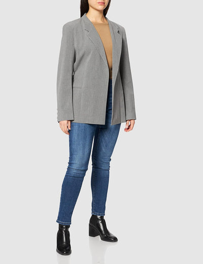 Naf Naf Damen EUNICA V1 Blazer, anthrazit, 44