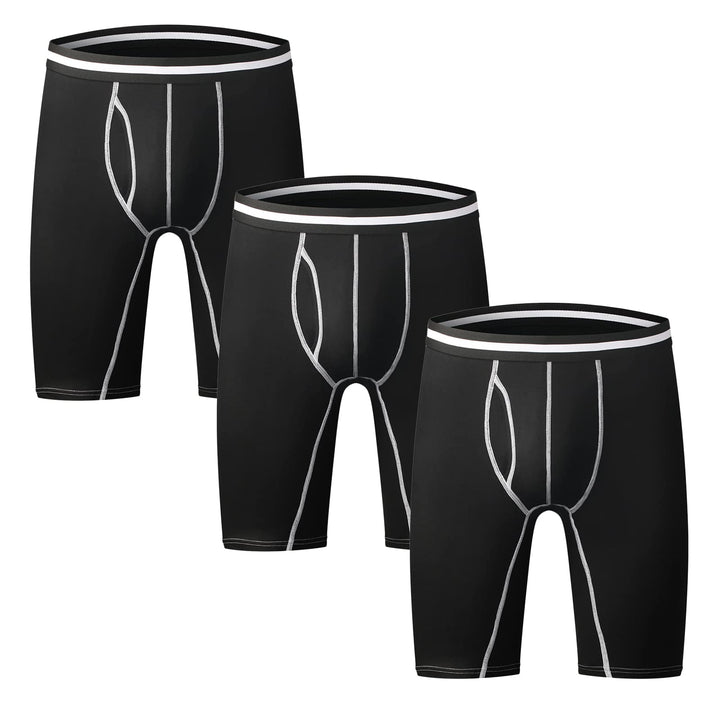 Nuofengkudu Herren Boxershort Langes Bein Sport Fitness Unterhosen Männer Unterwäsche Retroshorts Pa