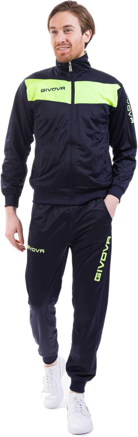 Givova Herren Tuta Visa Fluo Sportoutfit (1er Pack), M mehrfarbig