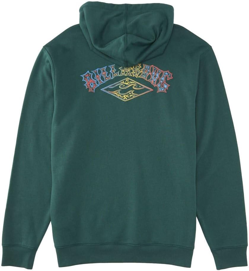 BILLABONG Herren Short Sands Pullover Graphic Sweatshirt Kapuzenpullover M Deep Teal, M Deep Teal