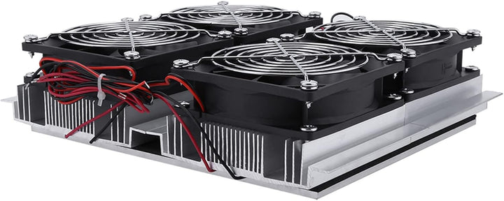 Haofy Thermoelektrischer Peltier-Kühler 240W, 12V Halbleiter-Kühlsystem mit Kühlplatte und Lüfter, K
