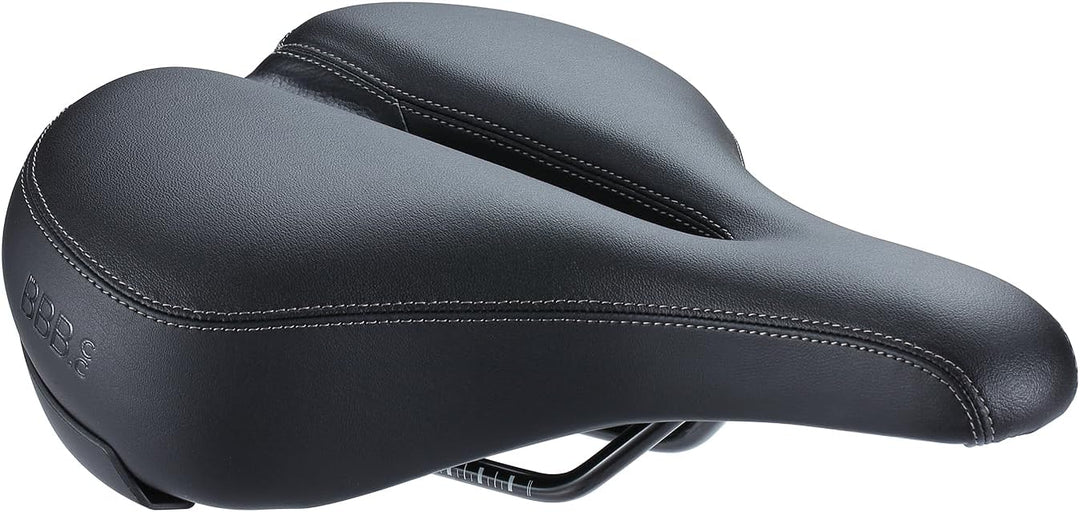BBB Cycling SoftShape Relaxed Anatomischer Fahrradsattel I Bequemer Fahrradsitz Unisex I Komfortable