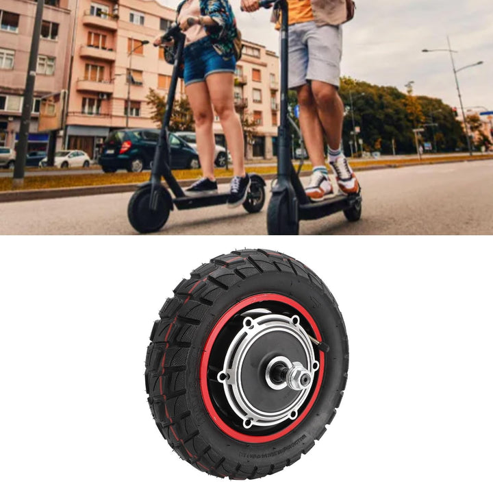 Elektroroller Nabenmotor Hinterrad für KUGOO M4 M4pro, 48V 800W 10 Zoll E-Scooter Hinterrad Antriebs