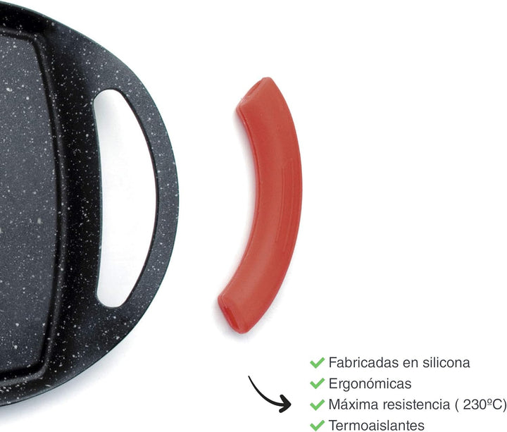 Lacor - 25536 - Rösteisen, Eco Stone Grill, Kompatibilität: alle Arten von Küchen, Geeignet für Indu