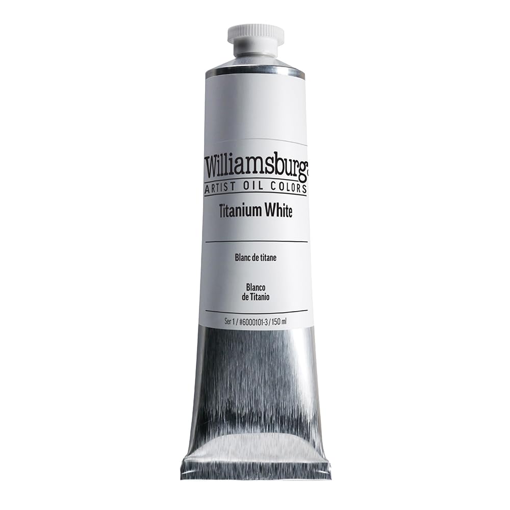 Williamsburg 6000101-3 150ml Handmade -lfarbe - Titanwei- 150 Ml Tube weiss, 150 Ml Tube weiss