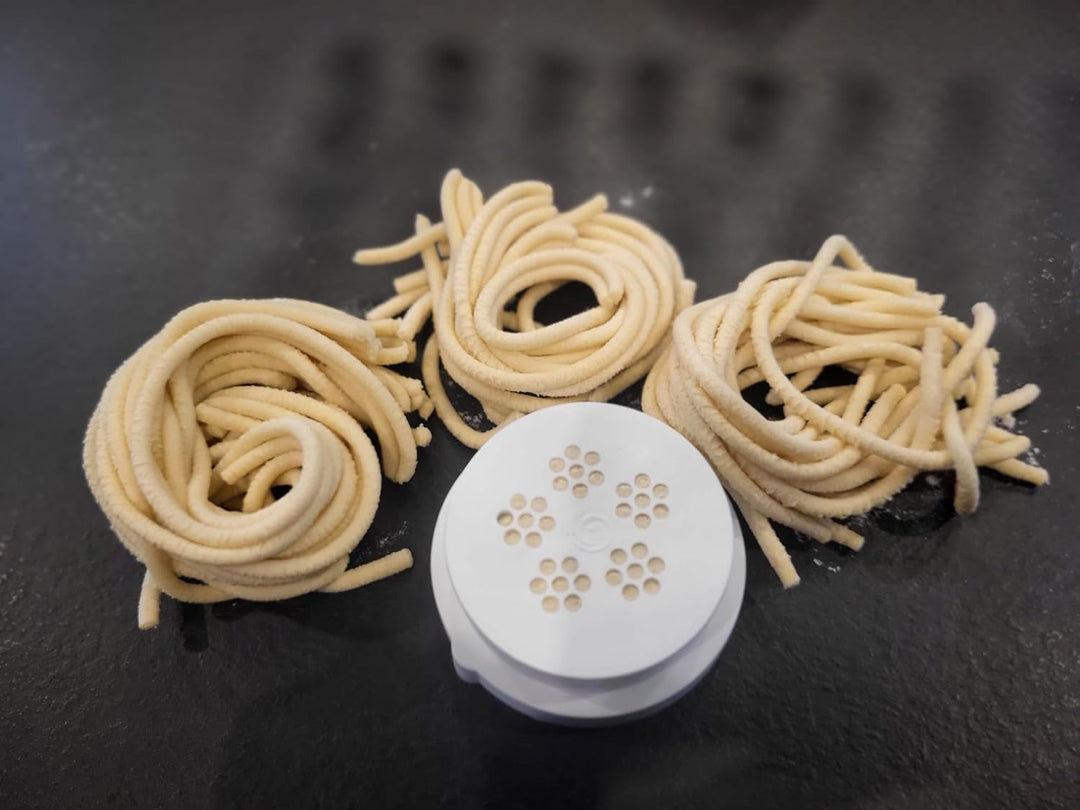 MY PASTA - Bigoli 4mm - Udon Zubehör für Pastamaker - Pasta Disc kompatibel mit Pasta Maker Avance -