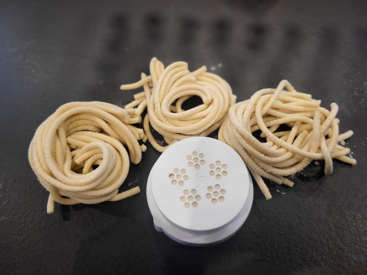 MY PASTA - Bigoli 4mm - Udon Zubehör für Pastamaker - Pasta Disc kompatibel mit Pasta Maker Avance -