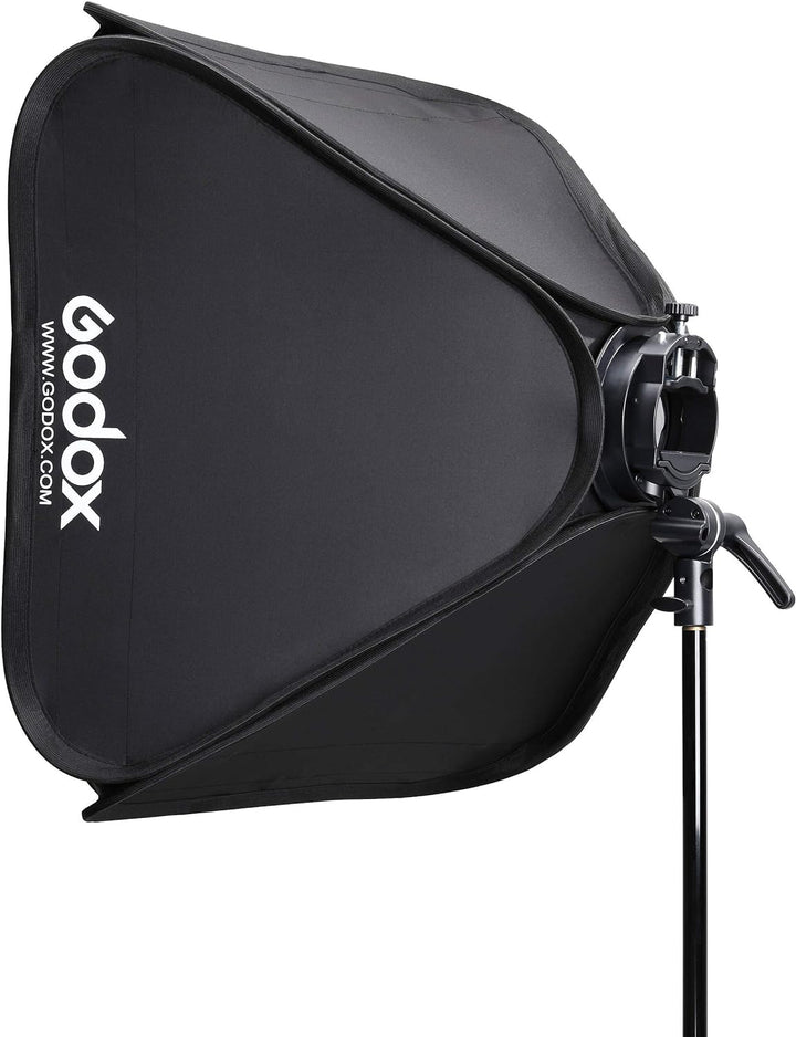 Godox 60 x 60 cm grosse quadratische Softbox mit Tulpenmotiv