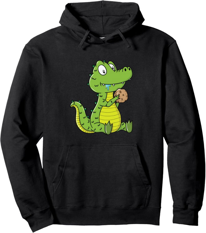 Plätzchen-Krokodil Pullover Hoodie