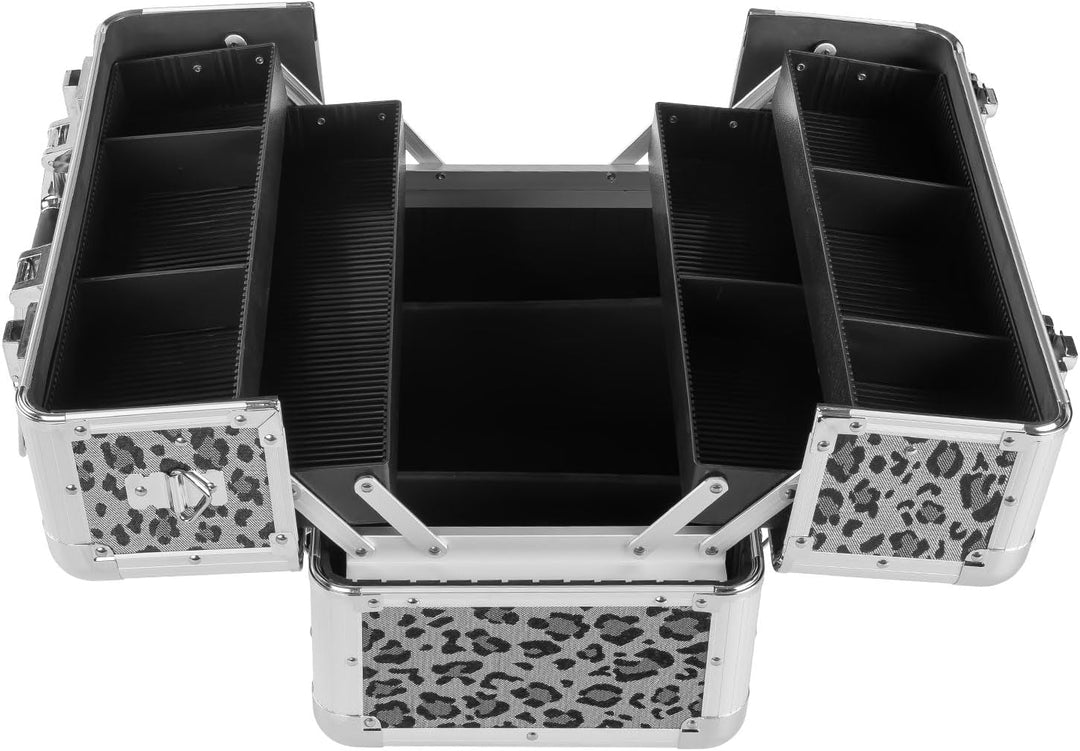 anndora Beauty Case Kosmetikkoffer - Stilvoller Schmuckkoffer, Schminkkoffer mit robustem Aluminiumr