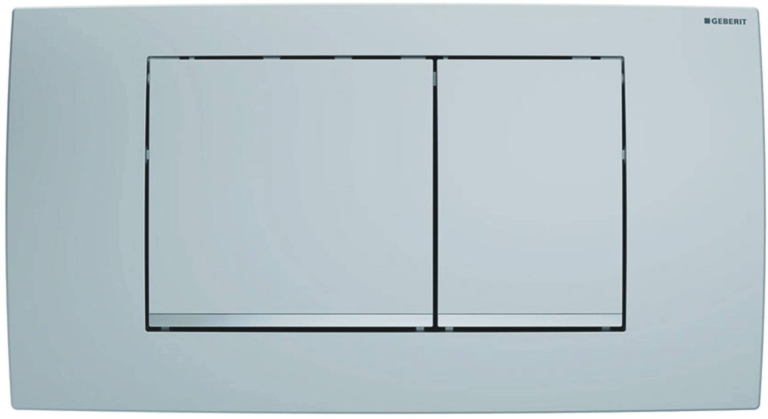 Geberit Betätigungsplatte Twinline 30 (für 2-Mengen Spülungen, Betätigung von vorne, Platte + Tasten