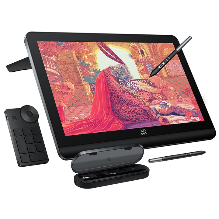 XPPen 4K Grafiktablett mit Display, Artist Pro 19 Gen 2, 18,4 Zoll Grafikmonitor, 16K X3 Pro Stift,