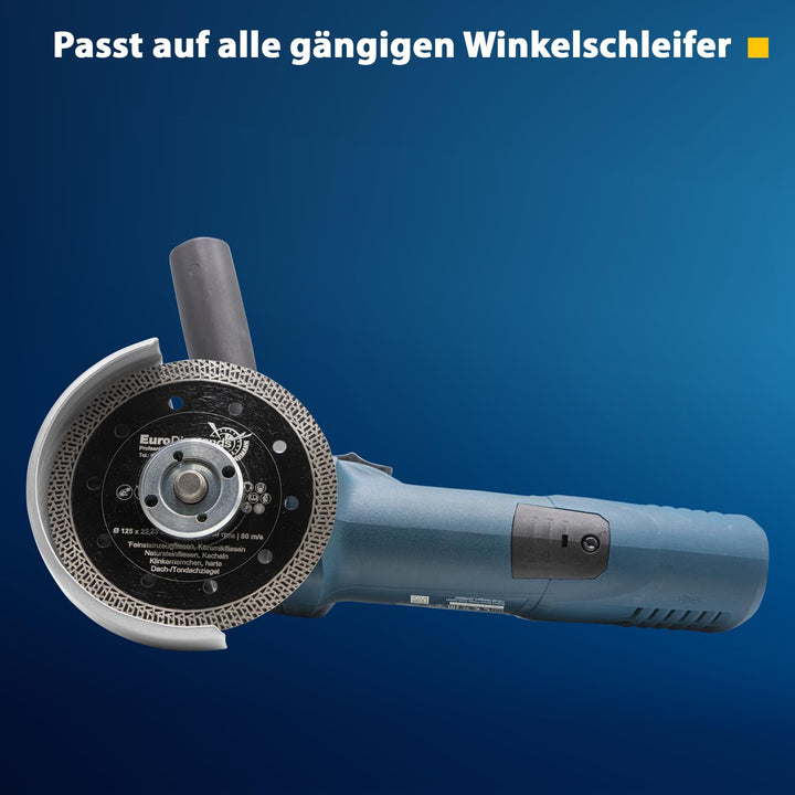 Profi Diamant Trennscheibe Granit SUPERCUT, 125 mm, Fliesenscheibe, extra dünn, für Handmaschinen, T