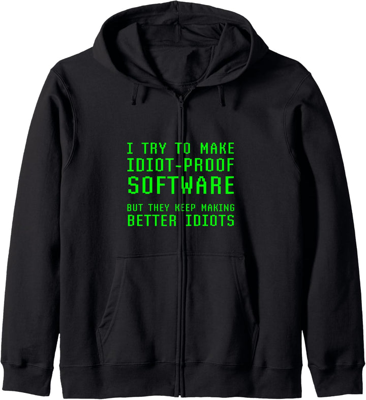 Lustiges Software-Ingenieur-Informatik-Zitat App Developer Kapuzenjacke