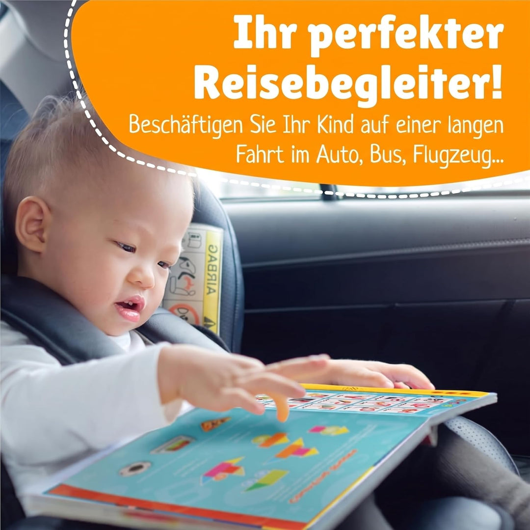 Boxiki Kids Englisch ABC Klangbuch für Kinder / Englische Buchstaben & Wörter, Lernspielzeug. Lernak