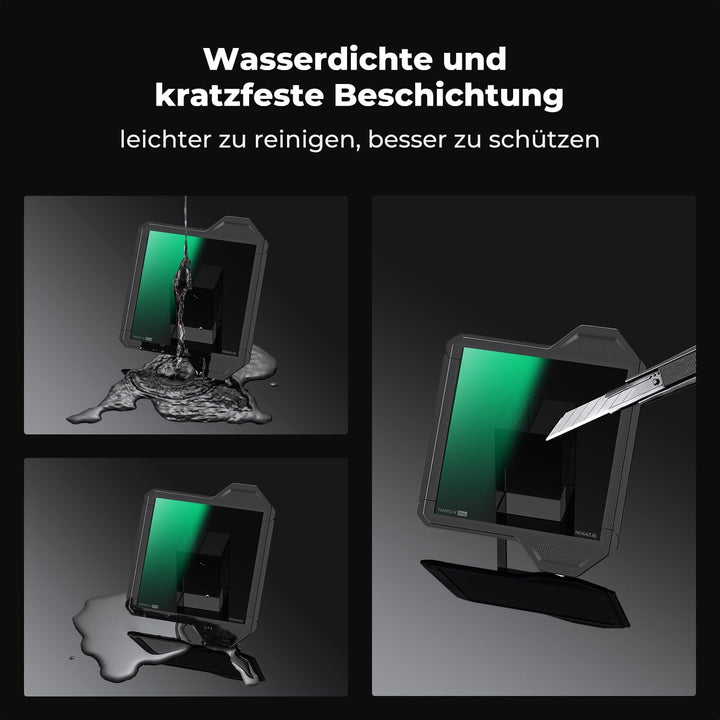 K&F Concept Nano X-PRO Rechteckfilter ND64(6 Stop) 100x100mm Square Filter Graufilter aus Optisches