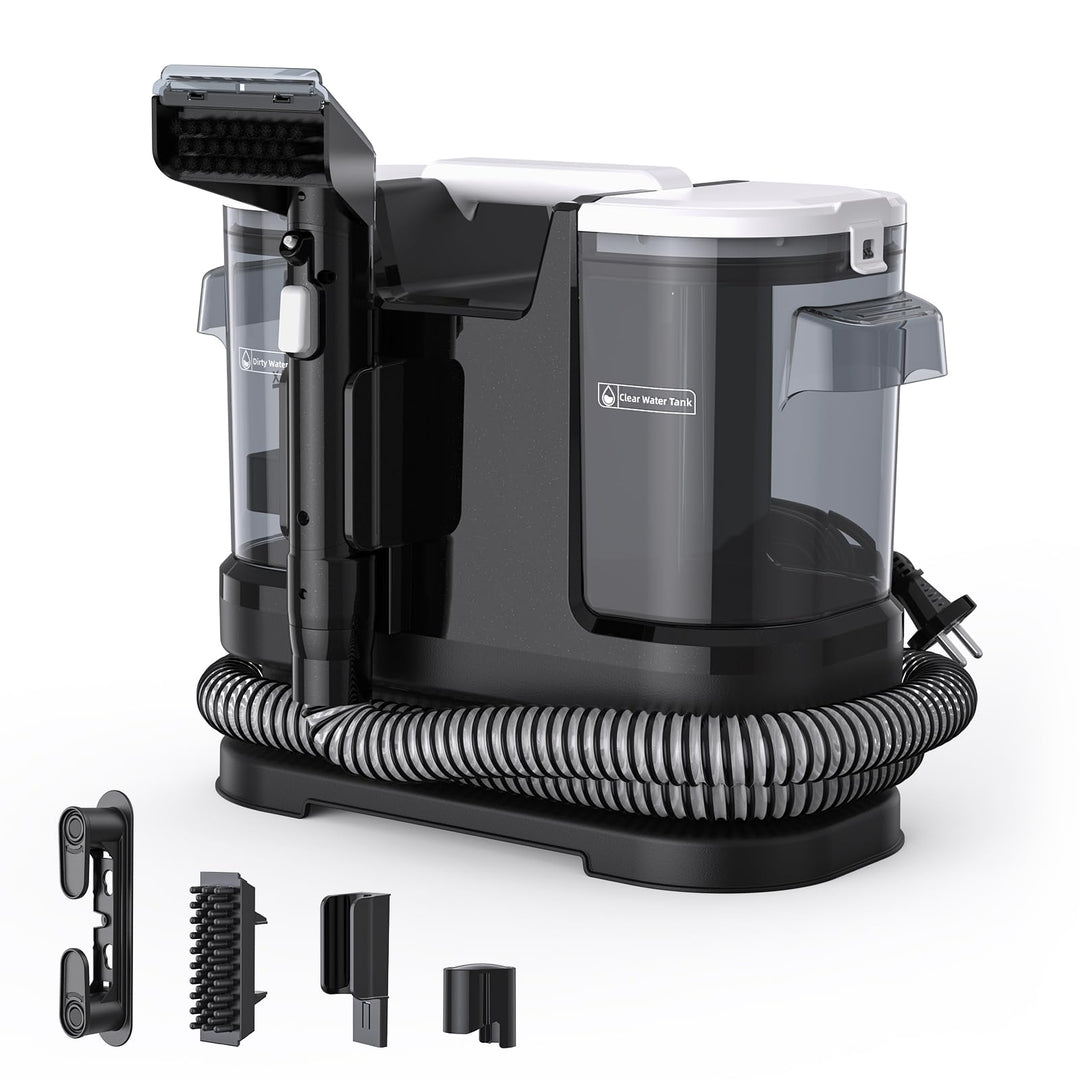 Polsterreiniger Gerät Nasssauger, 20kPa 600W Teppichreiniger Waschsauger Fleckenreiniger mit grossem