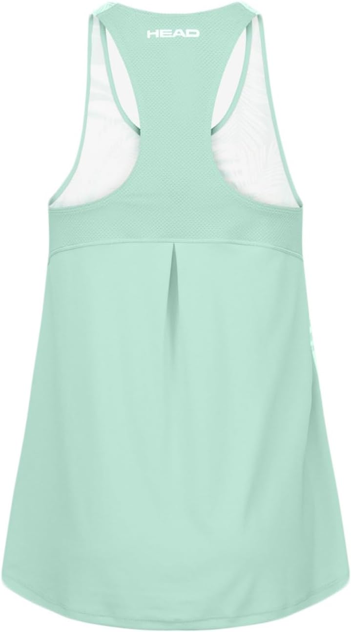 HEAD Damen Agility Tech Tank Top XS Pastellgrün/Print, XS Pastellgrün/Print