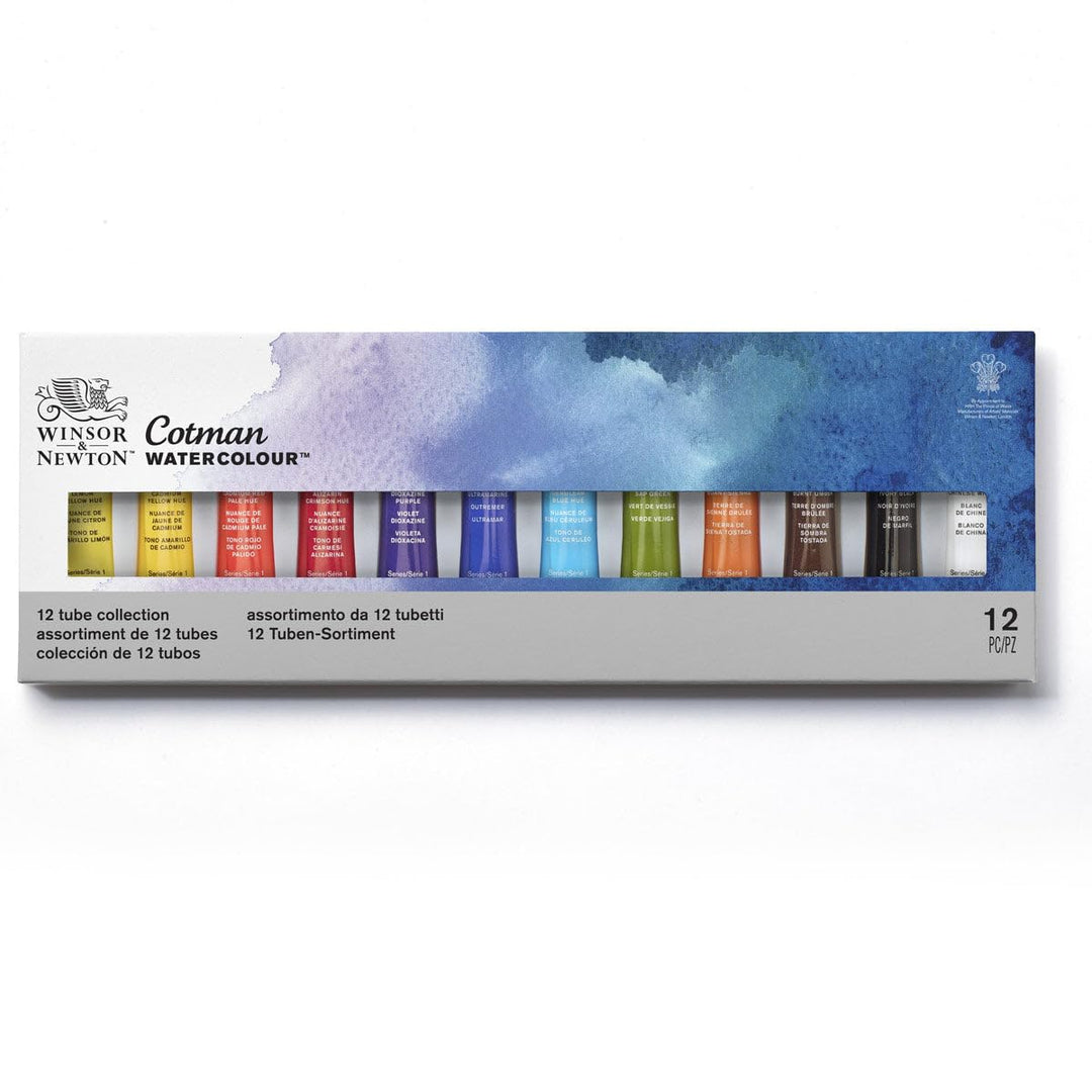 Winsor & Newton 0390636 Cotman Aquarellfarben Set, lebendige Wasserfarben mit hoher Lichtechtheit, g