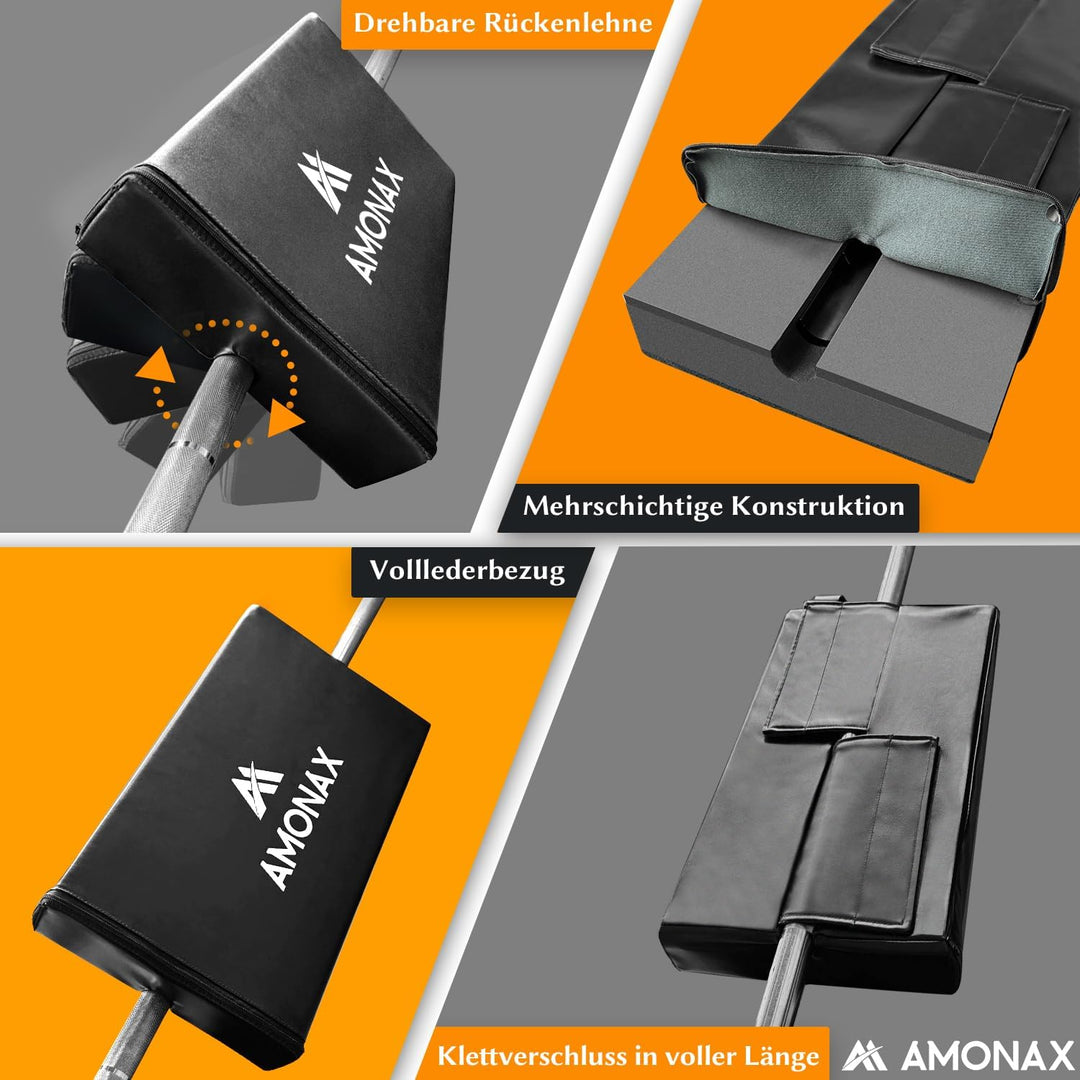 Amonax Hip Thrust Polster Rücken, Extra Dicke Barbell Pad für Langhantel-Rückenschutz, Home Gym Zube