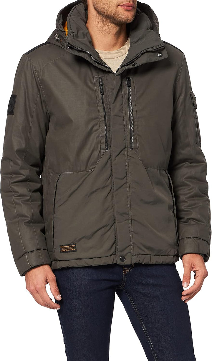 camel active Herren Jacket 28 Beluga, 28 Beluga