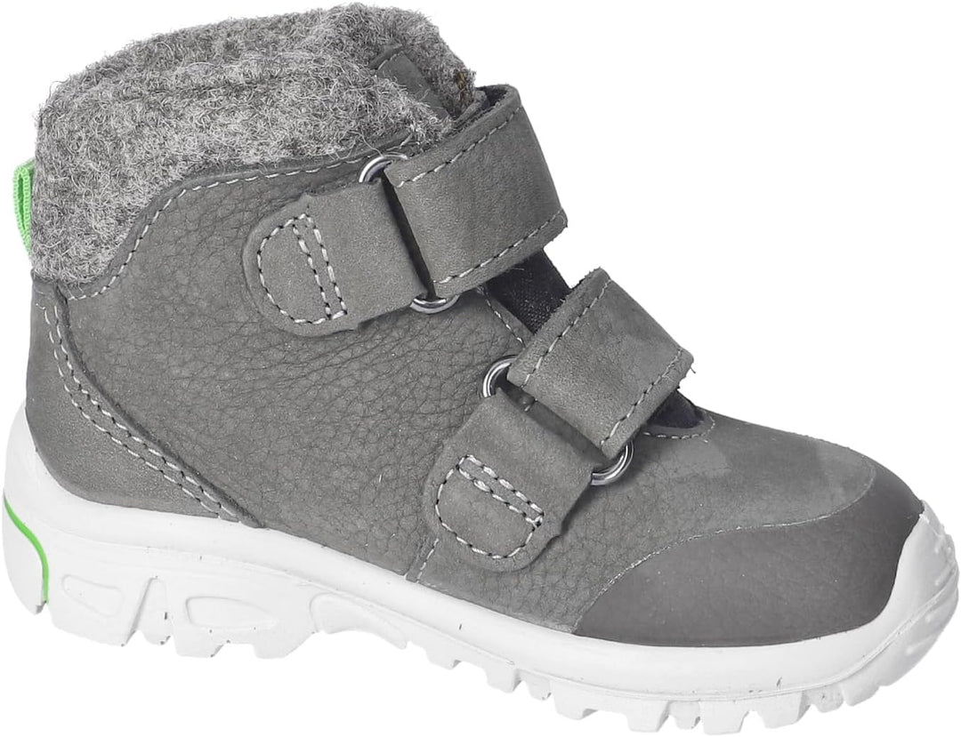 RICOSTA Mädchen und Jungen Lauflernschuhe Dario, WMS:Mittel,Sympatex 23 EU Weit Grün 590, 23 EU Weit