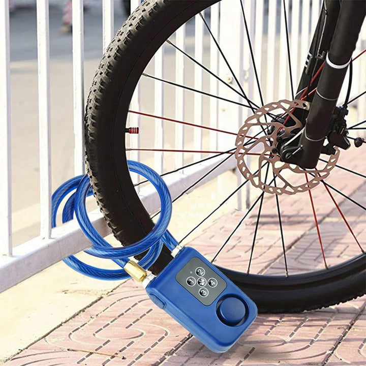 Smart Lock für Fahrräder und Elektroautos, Fernbedienungscode-Alarmschloss für verbesserte Sicherhei