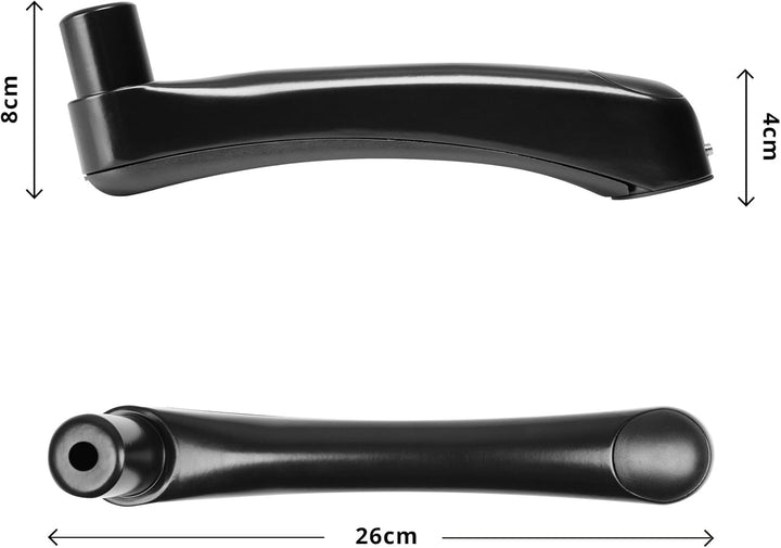 Duronic DM45/55ARM Single, Zusatzarm aus Aluminium, 26cm Erweiterung, Zusätzlicher Monitorarm für Mo