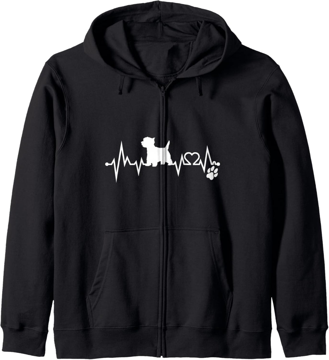 Westie Gifts Männer Frauen West Highland Terrier Kapuzenjacke