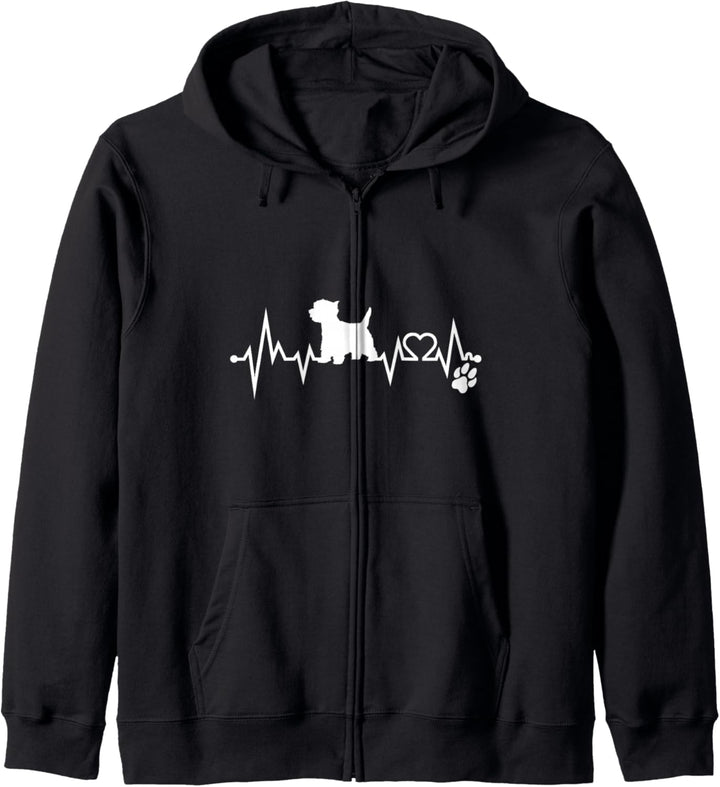 Westie Gifts Männer Frauen West Highland Terrier Kapuzenjacke