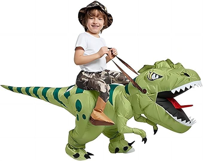 FXICH Aufblasbare Dion Kostüme Aufblasbare Dinosaurier Kostüm Erwachsene dinosaur Anzug Karneval Par