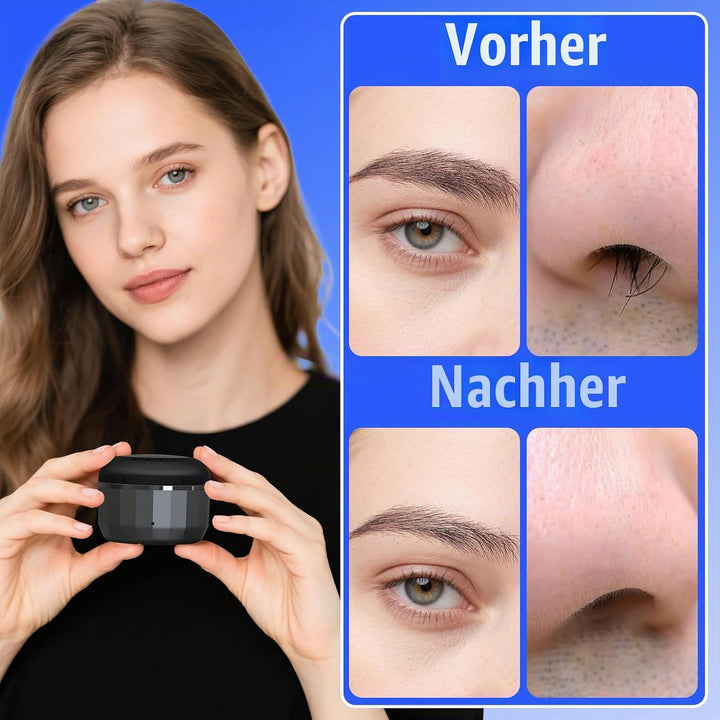 Nasenwachs Männer, Nasenhaarentferner für Nase und Ohren, USB-Schnellerwärmung Waxing Set mit Mini W