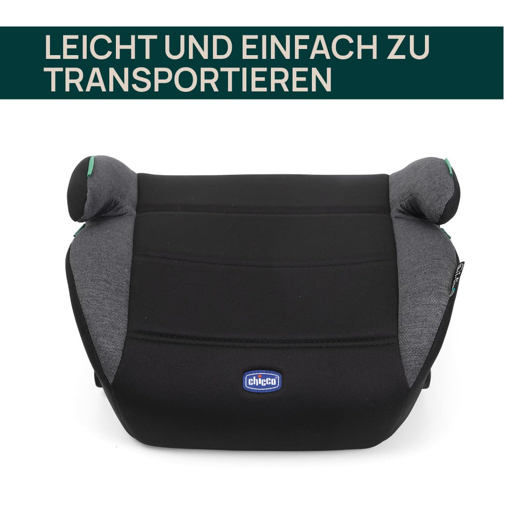 Chicco Quasar Fix i-Size, Kinderautositz 7-12 Jahre (126-150 cm), Gewicht 23-36 kg, Gruppe 3, einfac